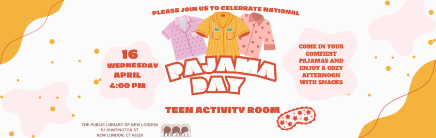 pajama day banner Teen Pajama Day 4pm 4/16
