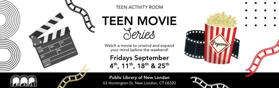 Teen Movie Series Every Friday at 3pm in the Teen Room