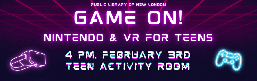 Teen Game Night Feb 3rd at 4pm