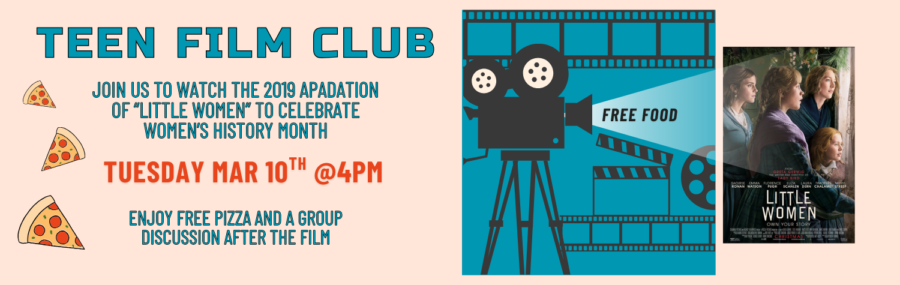 Teen Film Club 3/10 @4pm