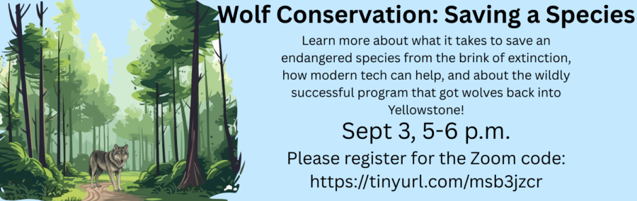 Wolf Conservation Saving a Species Banner