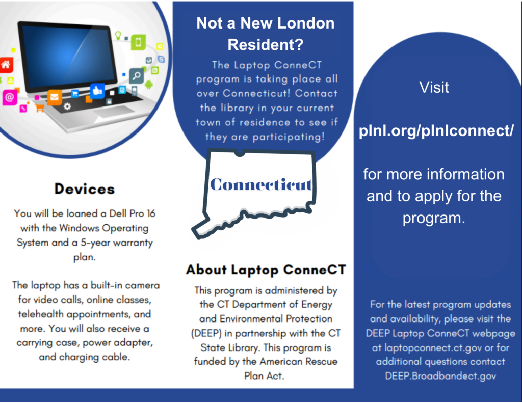 Information flier explaining the Laptop ConneCT eligibility process, page 2.